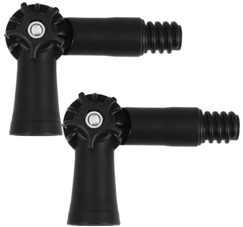 Beaupretty 2pcs Rotatable Angle Connector Plastic Paint Brush Extender Adaptor for Extension Pole Rotatable Joint Adapter Angle Connector for Broom Handles