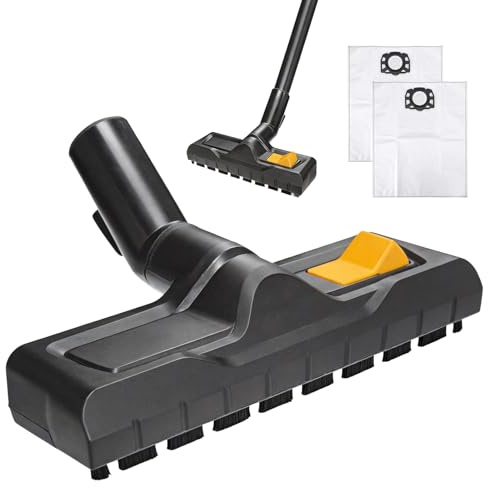 Staubsaugerdüse für Kärcher WD2 WD3 WD4 WD5 WD6, Universal Nass-Trockensauger Ersatz Bodendüse 35 mm, Kärcher Umschaltbare Nass- und Trockensaugdüse, Kärcher Staubsauger Zubehör inkl. Staubbeutel