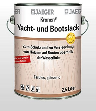 Jaeger Kronen® Yacht- und Bootslack (2,5 Liter)