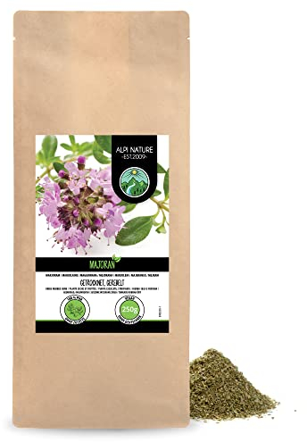 Alpi Nature Marjoram Rubbed 250g 8.8 oz, Dried Herb for Cooking and Marjoram Tea