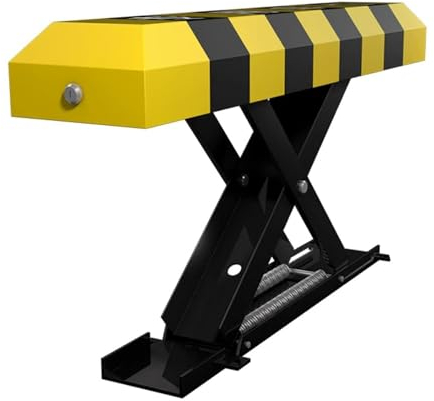 BLUEZY Smart Lock Parking Bollard, Smart Parking Barrier Automatic Lift with Remote Control, Bollards for Driveway, Parking Barriers Remote Controlled for Home, Business, Office