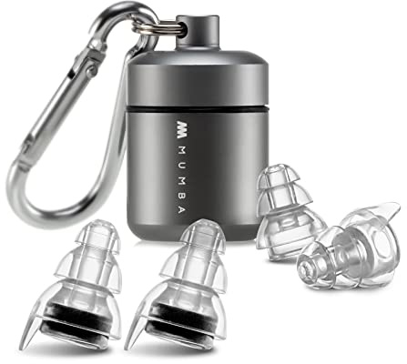 High Fidelity Concert Earplugs, Reusable Musicians Ear Plugs, 24dB Advanced Filter Technology Ear Protection