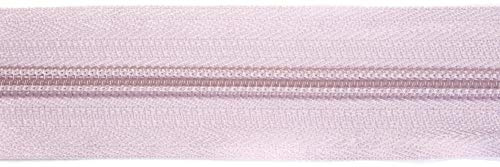 Jajasio Endlosreißverschluss mit zipper 3mm (Nonlock), 5 Meter, Reißverschluss endlos Auswahl aus 40 Farben/Farbe: 65 – flieder