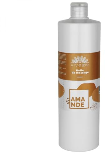 Vivezen - Huile de massage, modelage, 1L - Amande douce