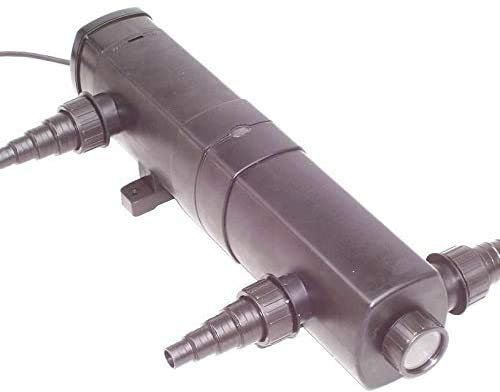 D&L Filtro de luz UVC depurador de agua, dispositivo UV, eliminador de algas para estanque [UVC-24 W 55109] AWZ