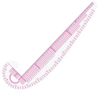 SunaOmni Stoffe Zum NäHen Patchwork Lineal Schneiderlineal Kurvenurmine 3 In 1 Plastische FranzöSische Kurve Metrische NäHe Lineal DIY Craft Lineal FüR Die Schneiderei