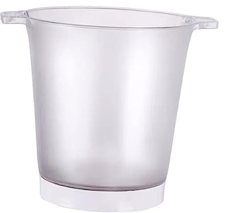 BESTonZON 1pc Led Ice Bucket Luminous Beer Ice Cooler for Parties Bars Classic Design Safe Creates Warm Atmosphere for Beer Storage
