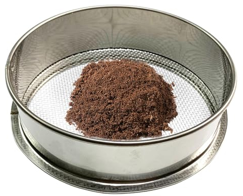 Gartensieb Aus Edelstahl Witterungsbeständig Sieb Erdsieb Für Saatgut, Erde, Kompost, Steine, Kompostsieb Aus Edelstahl Erdsieb Sandsieb Kompostsieb Sieb Für Garten, Erde, Sand