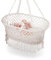 Sinbide Babywiegen, Baby Wiege für Babys und Kleinkinder ab Geburt bis 3 Jahre, Aufhängen Bette, Bohemian Baby Bassinet, Hochwertiges Hängebett