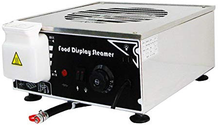 Electric Food Steamer, Mini Steam snack dimsum, Showcase Movable Chinese Style Breakfast Display Machine Bamboo Basket, One or Four Outlet (One Hole)