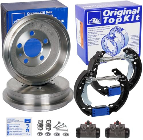 BandelOne enthält 2x ATE Bremstrommel + Topkit Bremsbackensatz Vormontiert für 450 451