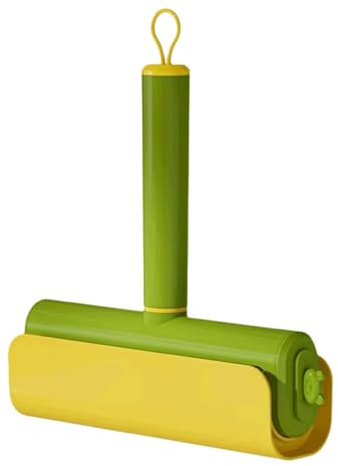 PEKJI Kunststoff-Fusselroller mit Abdeckung, tragbarer Spleiß-Farbroller, Fusselentferner, 60 Blatt pro klebrige Kleiderrolle