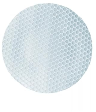 Filet à cheveux en organza pour chignon de danse - 8 cm - Blanc