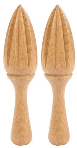 Exprimidor Manual De Frutas 2 uds exprimidor de limón de madera Mini exprimidor de fruta naranja Extractor de jugo de cítricos escariador herramienta de cocina multifuncional Para Naranja LimóN Lima Y