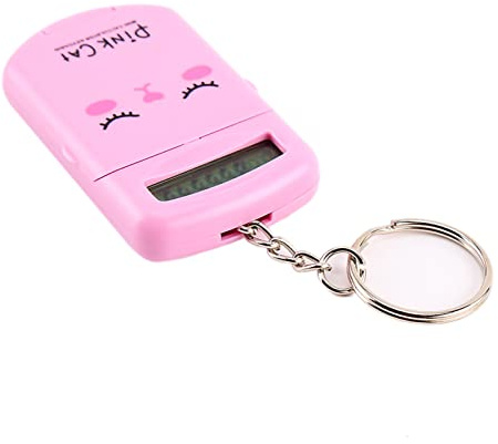 Kleiner Tragbarer Mini Niedlicher Taschenrechner für Schüler (Rosa)