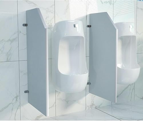 Trennwand for öffentliche Toiletten for Männer, Urinal-Sichtschutzwand for Männer, Urinal-Trennwand, Toilettentrennwand, Urinal-Sichtschutzwand, Urinal-Wand-Toilettenteiler(Hanging style-4PCS)