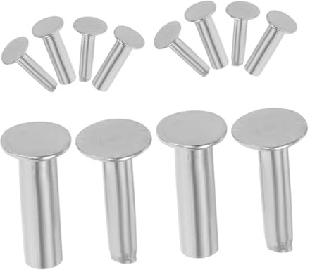 FONDOTIN Remaches para Mangos de Cuchillos de Chef 2 Cm Acero Inoxidable Alta Resistencia Pasadores Mango de Madera Bricolaje Cocina 7 Pares Sujetadores para Cubiertos
