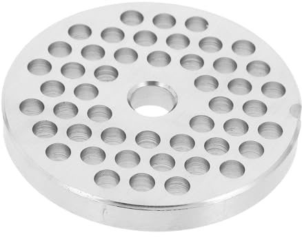 Toyvian Placa Disco de Acero Inoxidable para Picadora de Carne Eléctrica Accesorio de Repuesto con Orificios de Compatible Mayoría de Molinillos Duradera y Resistente para Uso Prolongado