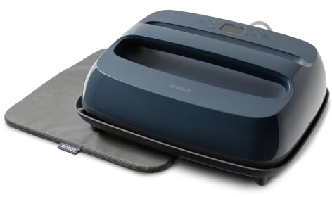 Cricut EasyPress SE-Wärmepresse 30,5 x 25,4 cm + Cricut EasyPress Matte, 30,5 x 30,5 cm – Wärmeübertragungsmaschine für T-Shirts, Sweatshirts, Decken, Kissen und mehr – einfach zu bedienen – Blau