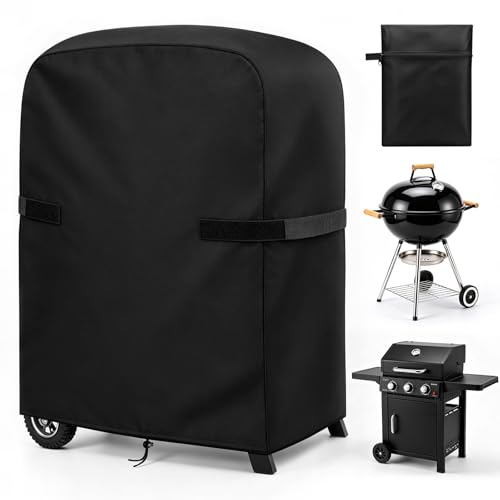 FENYW Funda para Barbacoa Impermeable, 82x66x110 cm Cubierta BBQ de Parrilla, Anti-UV Funda Protectora para Barbacoa, Oxford 420D, Anti-Viento/Anti-Polvo/Anti-Humedad, Resistente al Desgarro