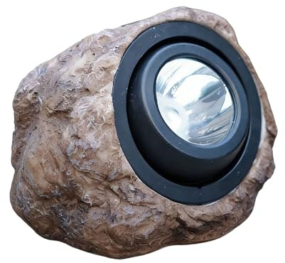 Mekalero Lampada a energia solare con batteria ricaricabile integrata illuminazione notturna per vialetto esterno aiuola decorazione a bordo piscina luci solari decorative