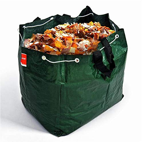 NOOR Gartentasche 100L, 50x40x50 cm I Reißfester Gartensack extra robust I Selbststehende & leicht verschließbare Laubtasche I Professionelles Gartenzubehör – einfache Handhabung
