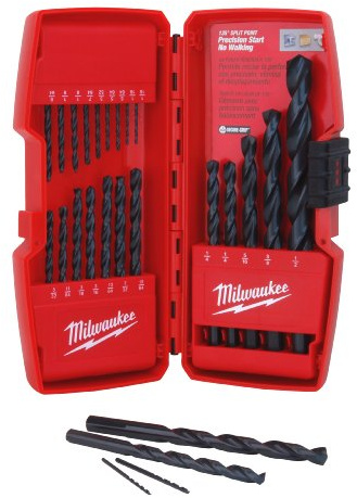 Drill Bit Set, Black Oxide, 21 Pcs.