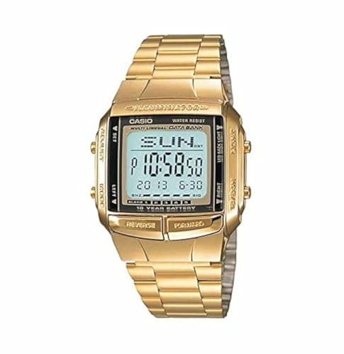 Casio DB360G9A - Reloj Unisex metálico Oro