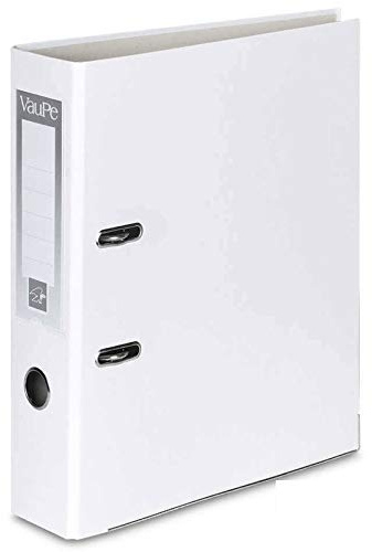 OFFICE Centre 1 x White A4 Large 75mm Lever Arch Files Folders Metal Edge & Finger Pull Stationery Document Storage Paper Office School