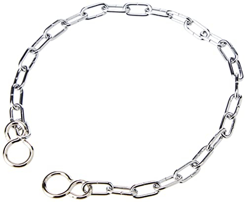 Merriway BH02252 Link Type Basin Chain with S Hook, 300mm (12 inch) - Chrome Plated