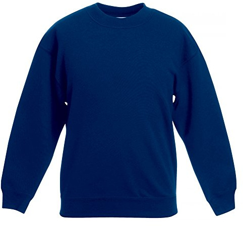 Fruit of the Loom Barn Unisex Premium 70/30 tröja (7-8 Years) (Marin)