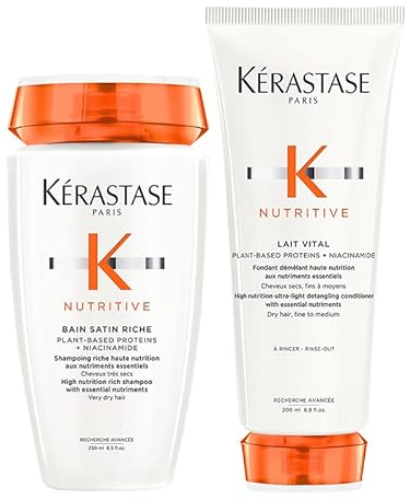 Kerastase Nutritive Bain Satin Riche 250ml Lait Vital 200ml