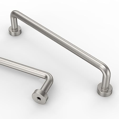 9BUILD 10 Pack 128mm Brushed Satin Nickel Cabinet Pulls - Hole Spacing, Drawer Handles, Drawer Handles, Handles for Kitchen Cabinets, Wardrobe