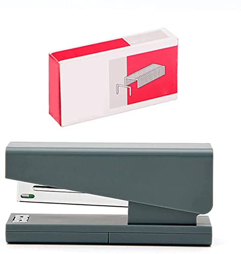 Heftgerät Heavy Duty Hefter 20 Blechkapazität Effiziente Büroklammer mit100 stück Heftklammern 24/626/6 Bürozubehör Schulbedarf Bürohefter (Color : Green+staples)