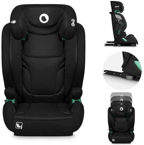 Lionelo IGO Seggiolino Auto Adattabile i-Size ISOFIX per Bambini 100-150cm Conforme all'Ultimo Standard R129 Sicurezza Tri-Guard, Cresce Insieme al Tuo Bambino con 13 Regolazioni, Comodo