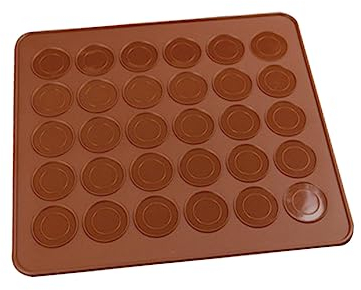LIFKOME Moldes De Para Hornear Macarons Alfombrilla Antiadherente Reutilizable Cavidades Para Horno Microondas y Lavavajillas De Alimenticio