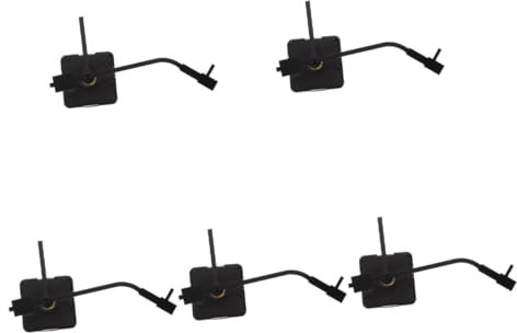 Gadpiparty 5 Sätze Wanduhrwerk Pendelwand stille Uhr Bausatz Uhrwerk Pendeluhr stumm Retro DIY Uhrwerk Taktversorgung Wanduhr-Kit Uhrzeiger-Kit Sport Komponente Quarzuhr Zubehör Suite Plastik