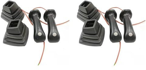 Janasiba Set di 2 escavatori L+R Joystick Assy Gears Handle con coperchio per Rexroth Yuchai LOVOL Longgong - 55/60/65/75-8/80