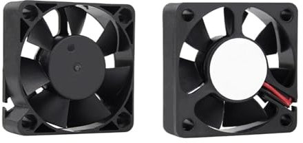 2 Pieces 50x50x15mm 50mm 5cm Cooling Fan DC 12V/24V Cooling Cooler Fan for PC Laptop Computer Case 3D Printer Fans(Size:24V Sleeve Bearing)