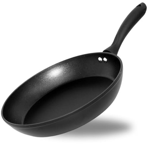 Otyma Bari Padella in alluminio pressofuso, rivestimento antiaderente senza teflon, PFOA, compatibile con piani cottura elettrici, a gas e vetroceramica (28)