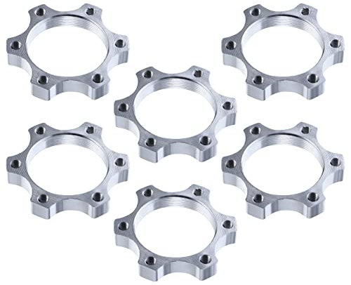KOMBIUDA 6pezzi Adattatori per Disco Freni Flangia Conversione per Mountain Bike Accessori Anticorrosione Facile Installazione e Utilizzo Compatibile Hubs Standard