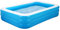 KOOSREEL Piscine Gonflable, pataugeoire, rectangulaire, Grande Piscine familiale, pour Jardin, Balcon, 210 cm x 135 cm x 60 cm, Bleu
