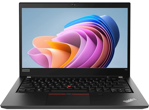 Lenovo Thinkpad T14 (Gen 1) Ordenador Portatil, 14 Pulgadas HD (1366 x 768), Intel Core i5-10310, 1.7 GHz, 16 GB, 512 GB NVMe SSD,cámara Web, Windows 11 Pro, Teclado Americano (Reacondicionado)