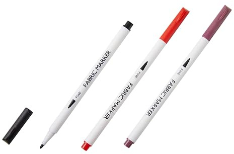Shuttle Art 3 Textilmarker Set, Textilstifte für Hose, Hut, Tasche