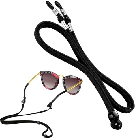 Verstellbares Brillenband – Brillenband für Radfahrer, Brillen-Halter, Glasse-Halteband, Brillen-Halteband für Männer, Frauen, Kinder