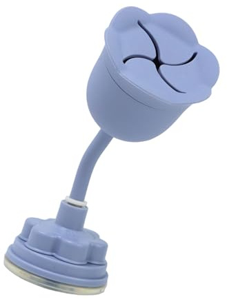 Soporte de silicona para pulir uñas con soporte en ángulo a prueba de derrames para botellas y ventosa fuerte para una colocación segura, base de succión, soporte para botellas