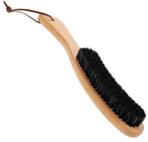 Clothes Brushes for Men - YANAJIAJIA Boar Bristle Lint Brush for Suits, Cashmere, Wool, Velvet, Suede - Coat Brush for remove Lint, Dust, Pet Hair and More from Clothing and Furniture