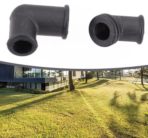 Lot de 2 tubes de reniflard rotatifs pour œillets OEM 692187 et 692189 — Compatible avec les moteurs 92200, 93400, 80200 et motoculteurs 58070/58100, construction en caoutchouc, 2 pièces
