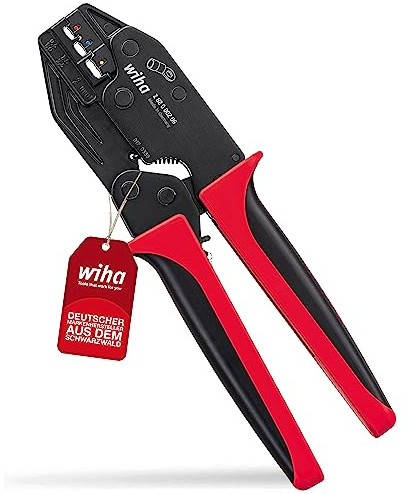 Wiha Crimpwerkzeug für nichtisolierte Kabelschuhe mit geschlossener Hülse (33843) 220 mm