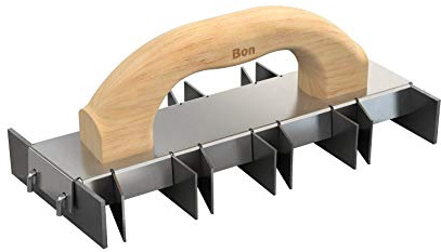 Bon Angle Plane Wall Scraper with Seven 1 1/2 Inch Blades Professional Tool for Knocking Down High Spots Cleaning Angles and Scraping Walls